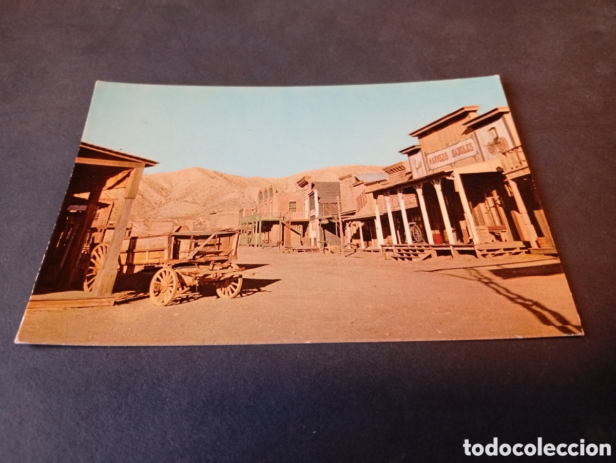 Postales: Postal Almer&iacute;a estudios cinematogr&aacute;ficos pueblo del Oeste