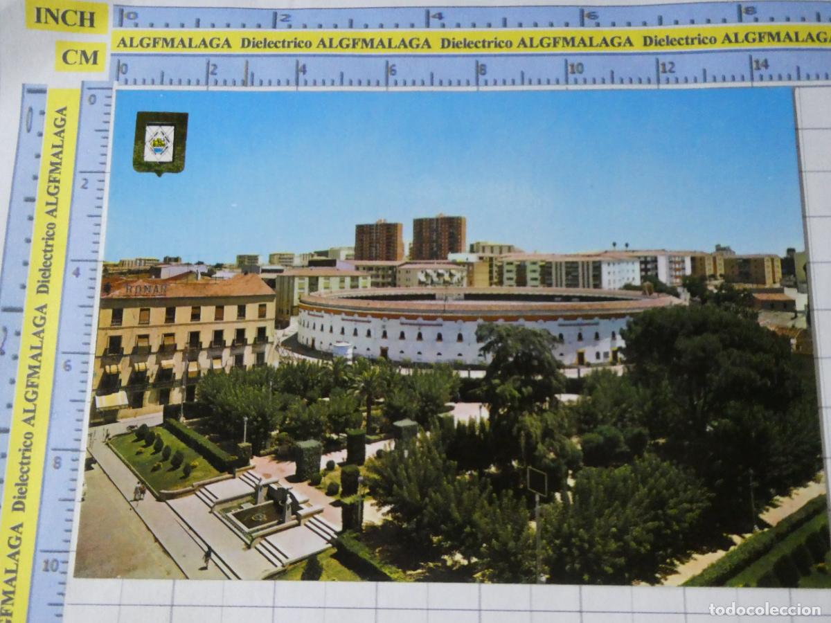 Postales: POSTAL DE JAEN. A&Ntilde;O 1970. LINARES GLORIETA Y PLAZA DE TOROS 31 ESCUDO ORO. 1547