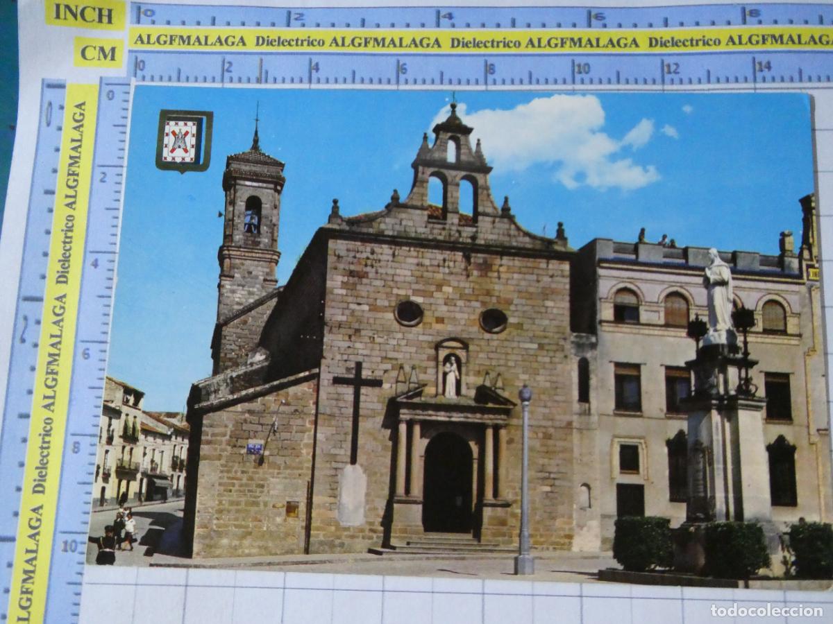Postales: POSTAL DE JAEN. A&Ntilde;O 1964. LINARES PARROQUIA DE SAN FRANCISCO MONUMENTO INMACULADA 2 ESCUDO ORO. 1552