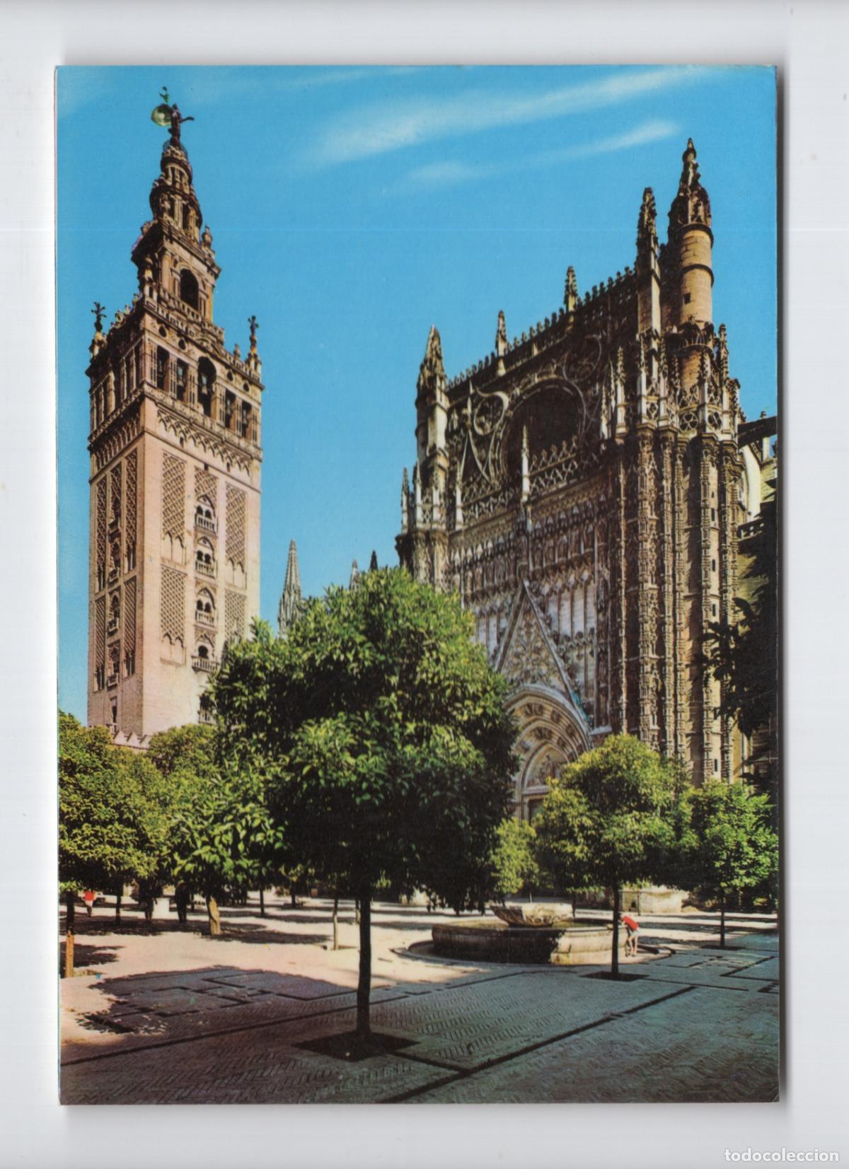 Postales: SEVILLA. Giralda y Patio de los Naranjos -Ediciones Beascoa BV-