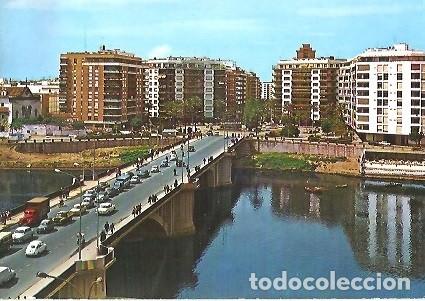 Postales: POSTAL A COLOR N&ordm; 184 SEVILLA PUENTE SAN TELMO Y BARRIADA LOS REMEDIOS EDICIONES RO FOTO