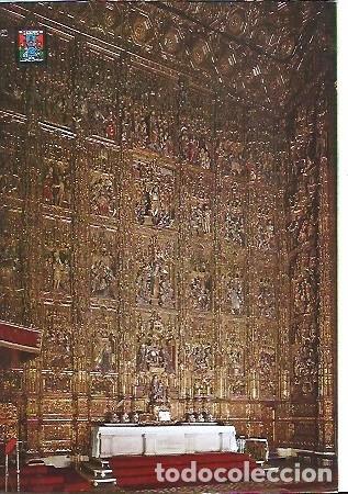 Postales: POSTAL A COLOR N&ordm; 299 CATEDRAL DE SEVILLA ALYTAR MAYOR RETABLO DOMINGUEZ