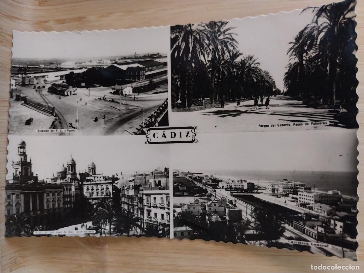 Postales: CADIZ VISTAS ED ARRIBAS ESCRITA A&Ntilde;O 1959 B/N
