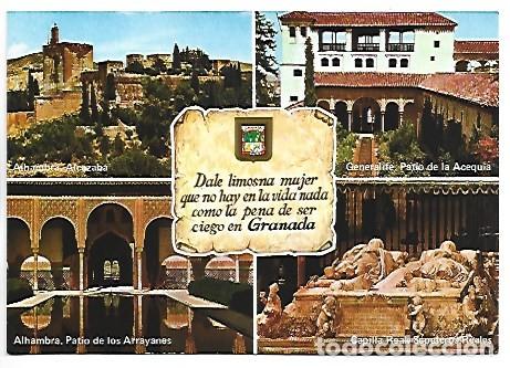 Postales: DIVERSOS ASPECTOS - DIFFERENT ASPECTS.- GRANADA - Foto 1