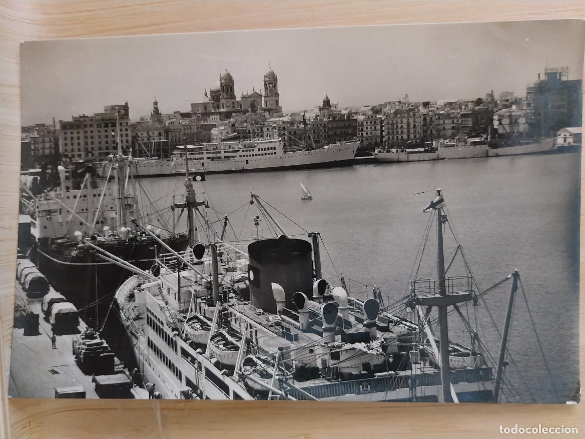 Postales: CADIZ MUELLE ED AMAYA 1010 ESCRITA A&Ntilde;O 1959 PRECIOSA ANIMADA