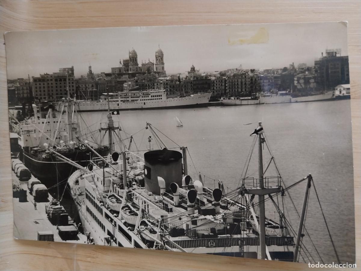 Cartes Postales: CADIZ MUELLE ED AMAYA 1010 ESCRITA ANIMADA BARCOS PUERTO