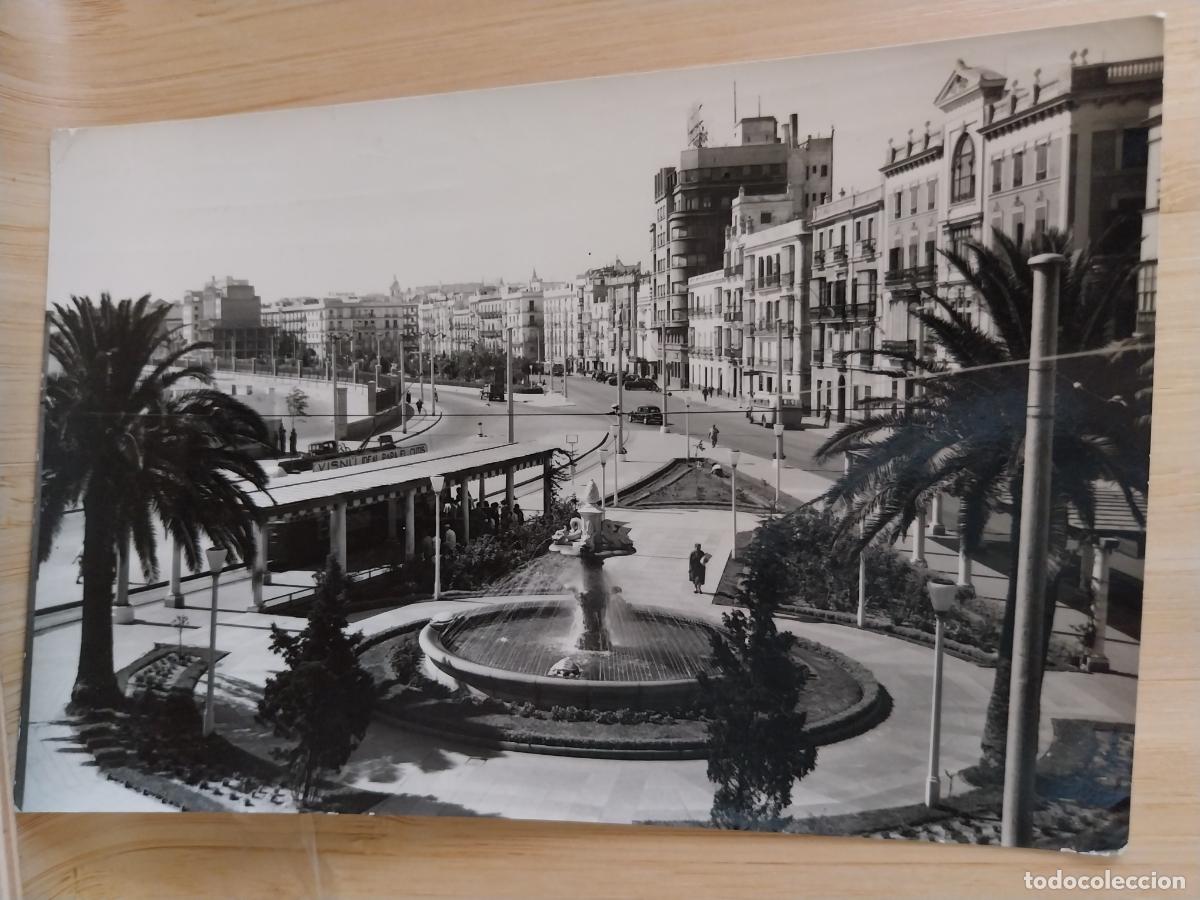Postales: CADIZ AVENIDA MANUEL CARRANZA ED AMAYA 1021 ESCRITA ANIMADA COCHES CL&Aacute;SICOS