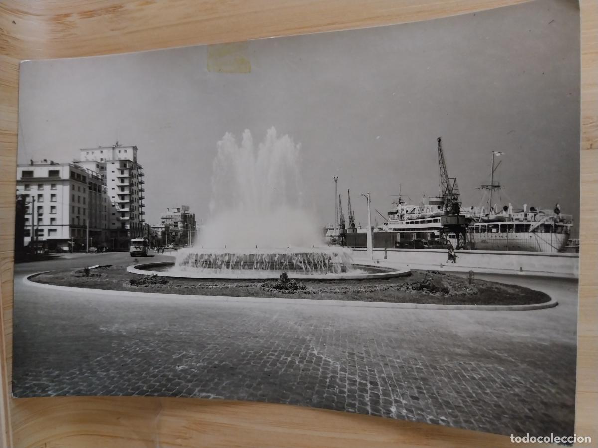 Postales: CADIZ PUENTE LUMINOSA MUELLE ED SICILIA 35 ESCRITA ANIMADA COCHES CL&Aacute;SICOS BARCO