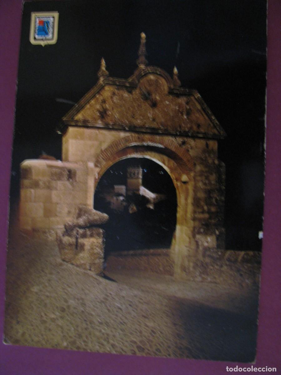 Postales: POSTAL DE RONDA. ARCO ROMANO Y SILLON DEL MORO, NOCTURNA. DOMINGUEZ 16