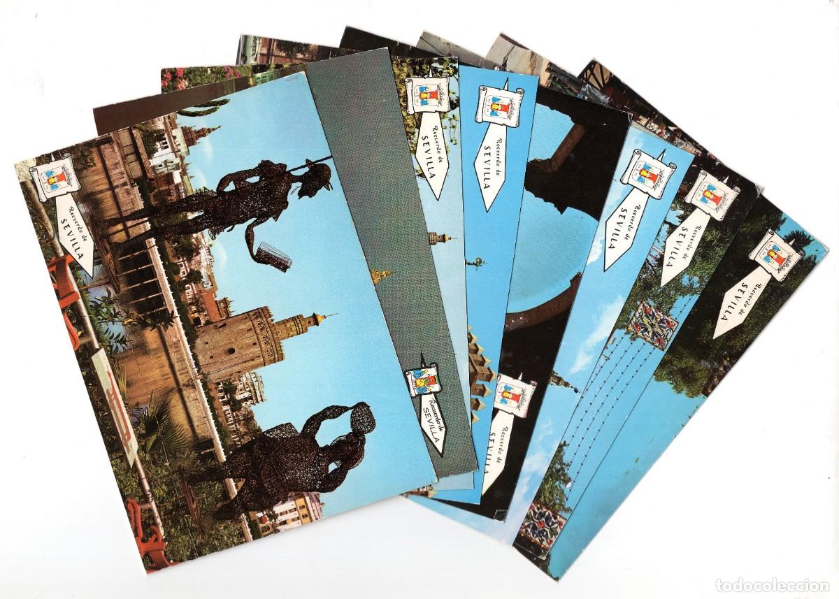 Postales: SEVILLA. Lote 8 postales a&ntilde;os 60/70 -Ediciones Pergamino-