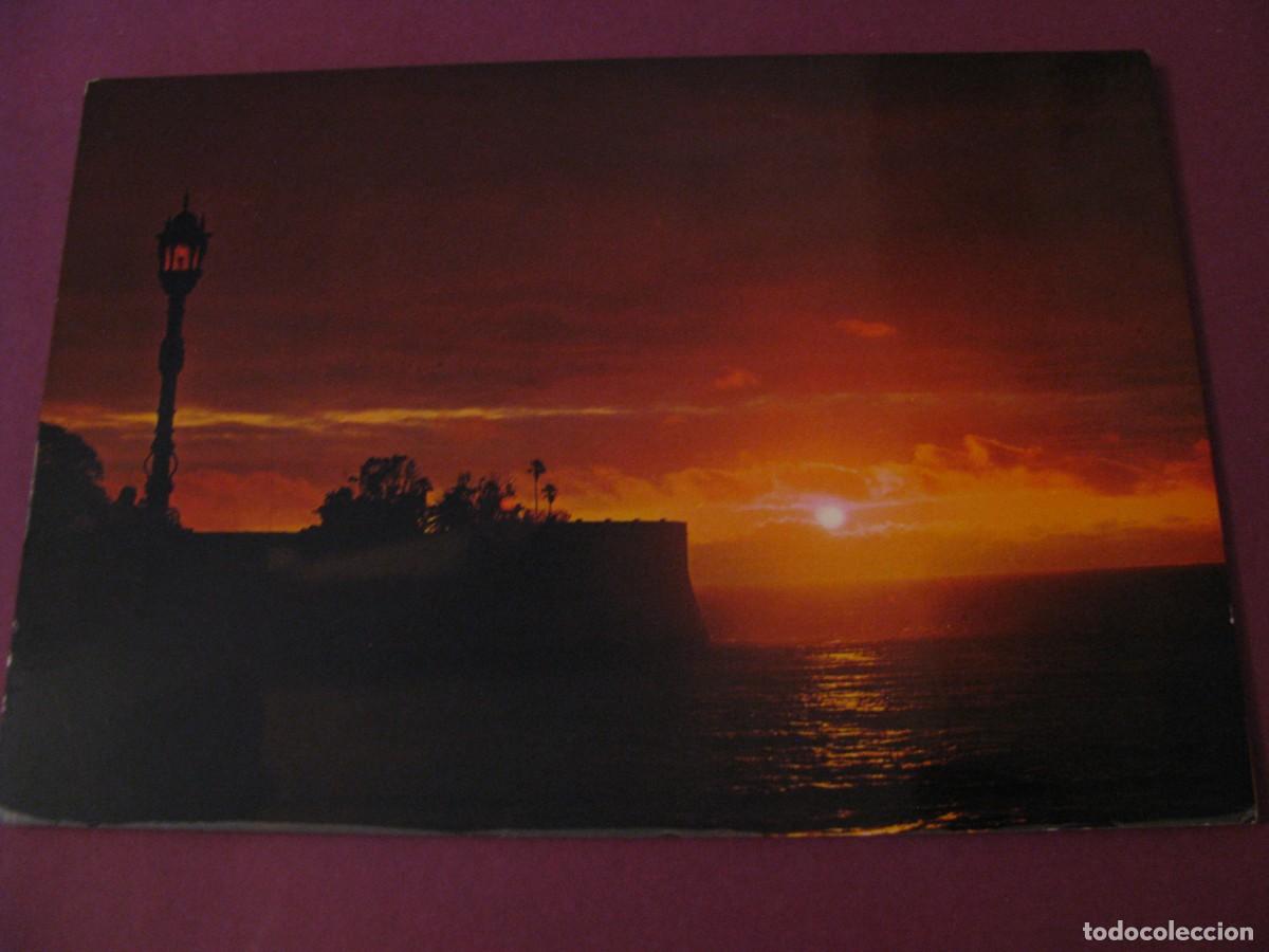 Postales: POSTAL DE CADIZ. ALAMEDA DE APODACA. PUESTA DE SOL. ARRIBAS 95