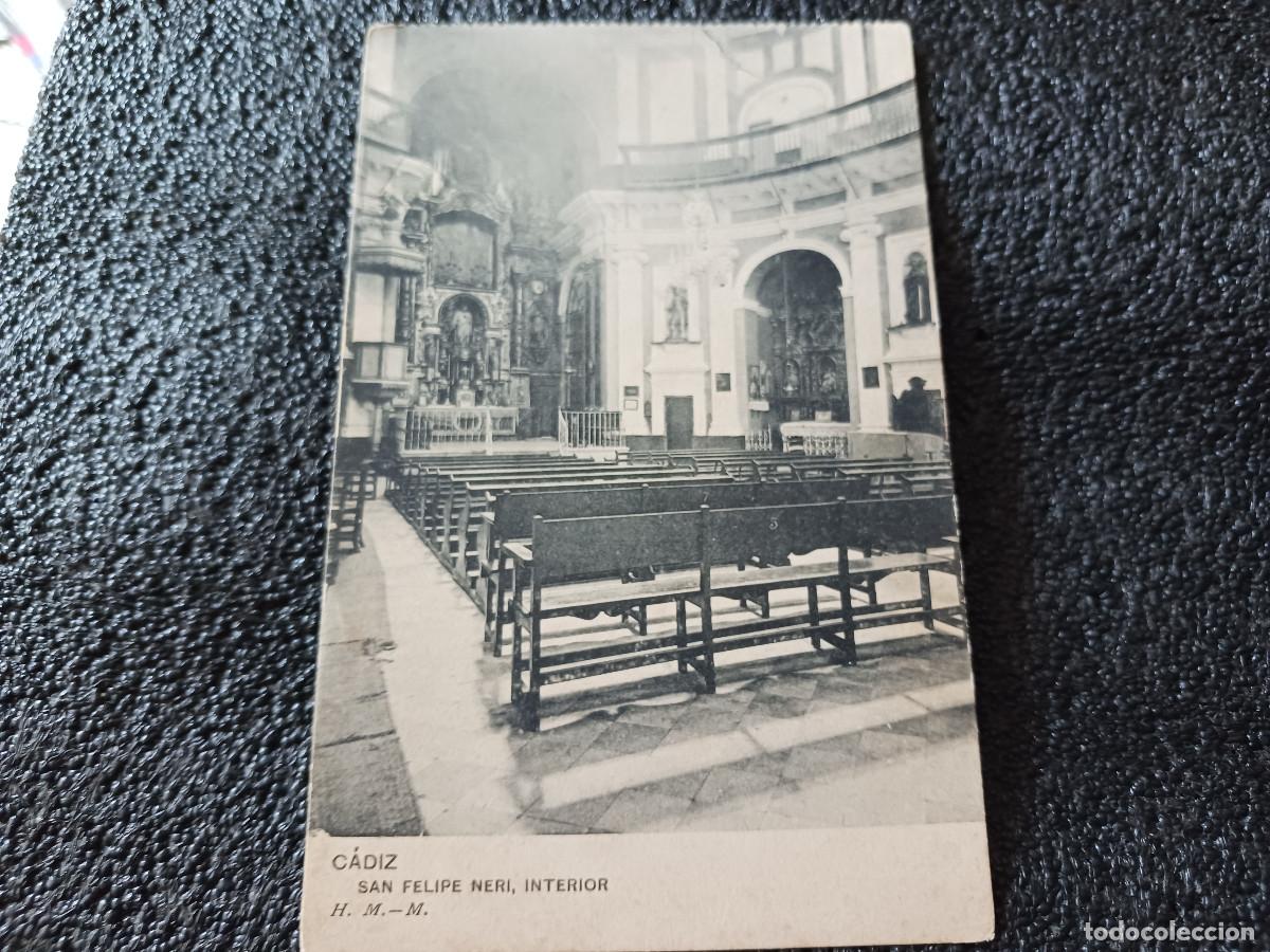 Postales: cadiz, san felipe neri, interior