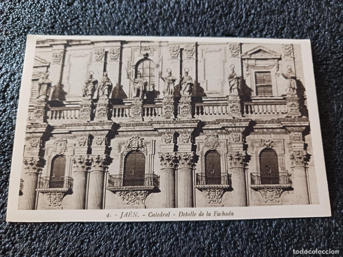 Postales: 4 , catedral, detalle de la fachada, ed. l. roisin