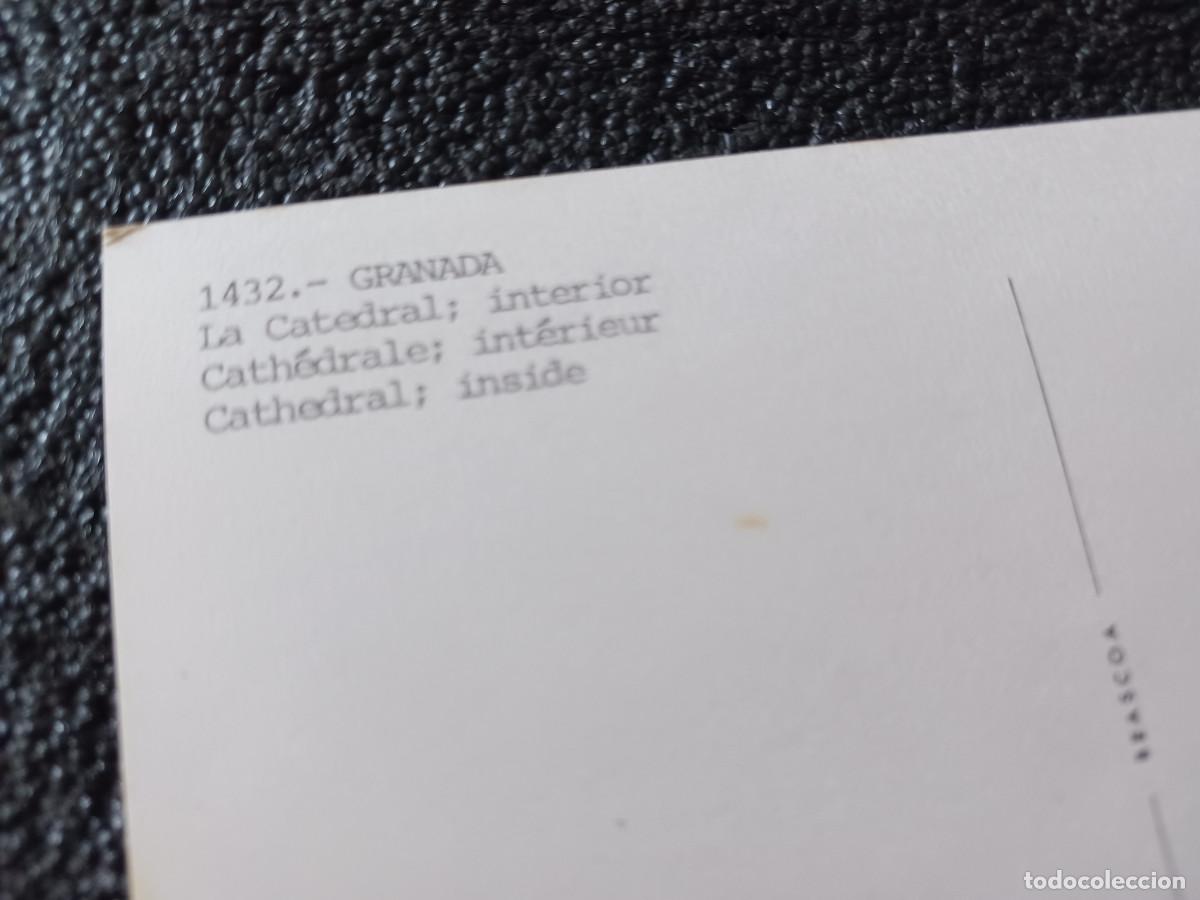 Postales: 1432 granada, la catedral interior, ed. beascoa - Foto 2