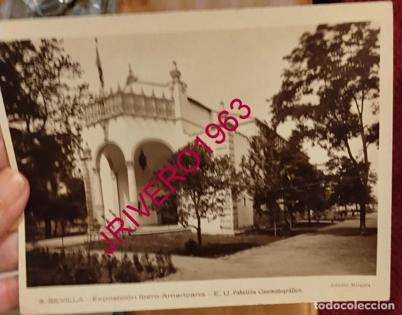 Postales: FOTO POSTAL SEVILLA, EXPOSICION IBEROAMERICANA DE 1929, E.U. PABELLON CINEMATOGRAFICO