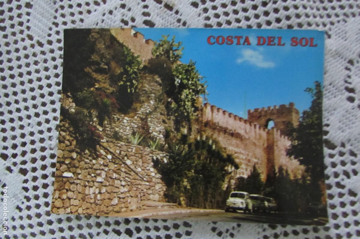 Postales: MARBELLA. MURALLAS CASTILLO &Aacute;RABE. COCHES