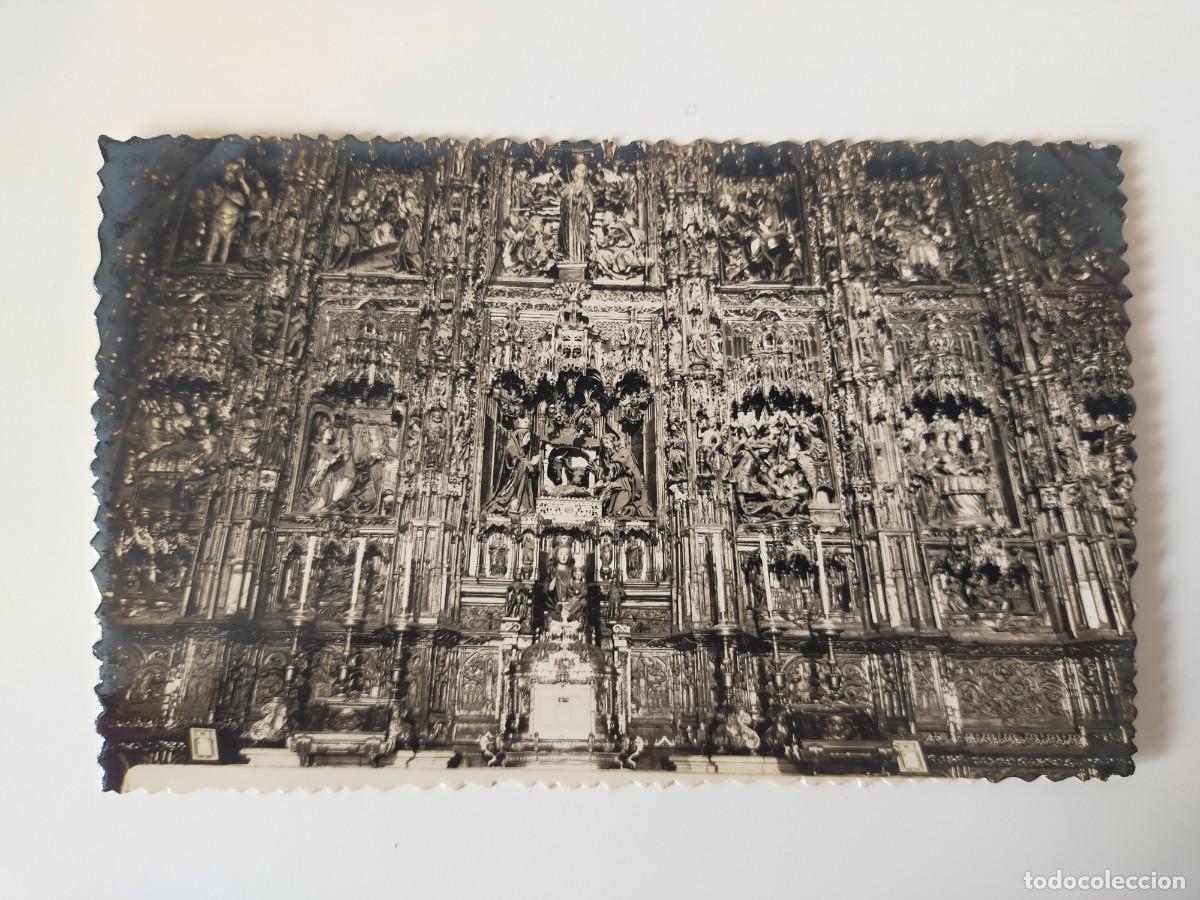Postales: Tarjeta Postal SEVILLA: Catedral, Retablo Capilla Mayor Siglo XVI - Edic. Sicilia - Escrita.