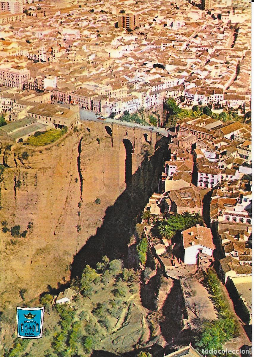 Postales: [POSTAL] Vista parcial. El Tajo y Puente. Ronda (M&aacute;laga) (sin circular)