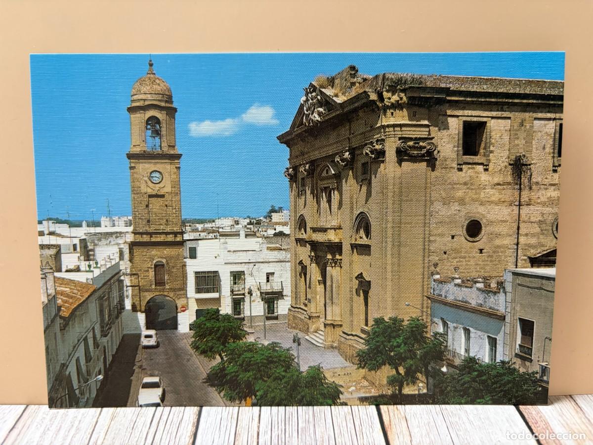 Postales: TARJETA POSTAL. C&Aacute;DIZ. 18.- CHICLANA. PARROQUIA DE SAN JUAN BAUTISTA. EDICIONES ARRIBAS