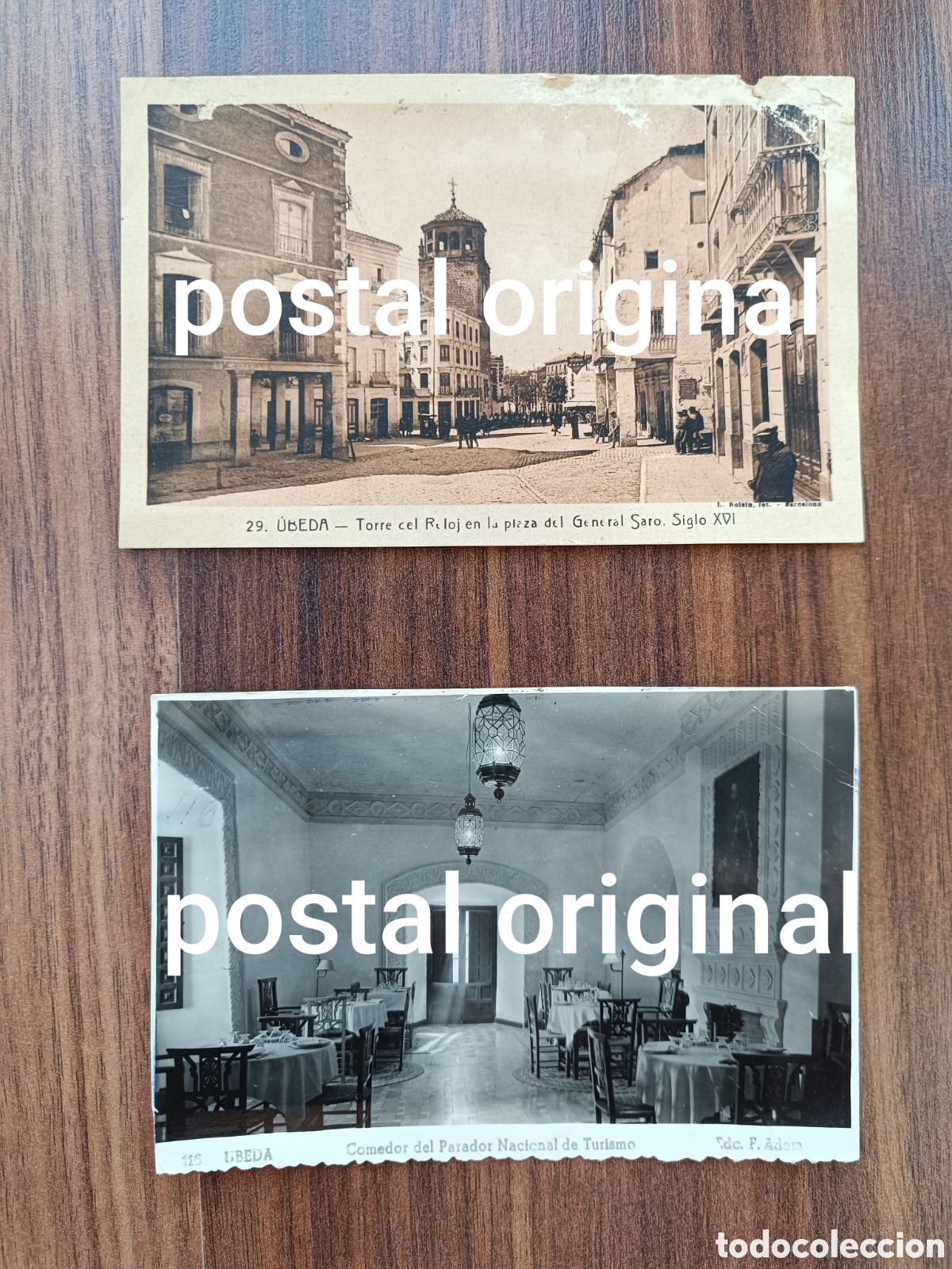 Postales: 2 postales antiguas de &Uacute;beda - Foto 1