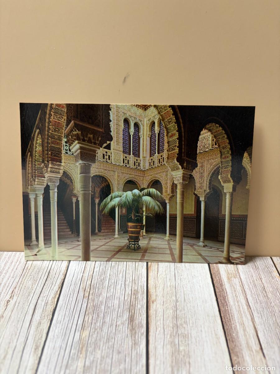 Postales: TARJETA POSTAL. SEVILLA. 2002.- &Eacute;CIJA. PATIO DEL PALACIO DE LOS FERNANDEZ. EDICIONES ARRIBAS