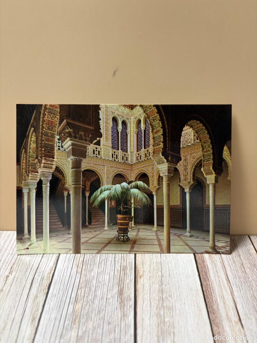 Postales: TARJETA POSTAL. SEVILLA. 2002.- &Eacute;CIJA. PATIO DEL PALACIO DE LOS FERNANDEZ. EDICIONES ARRIBAS