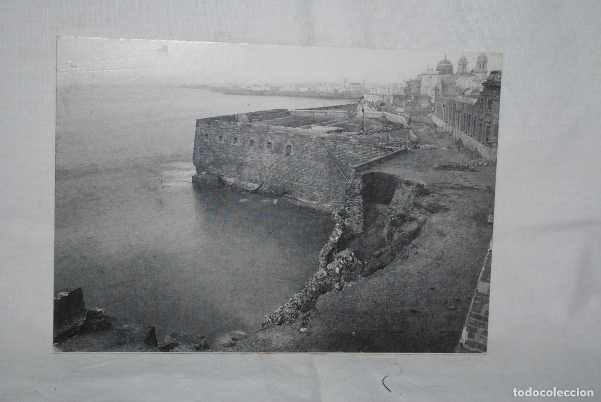 Postales: CADIZ, DESTROZOS CAUSADO POR LOS VENDAVALES .