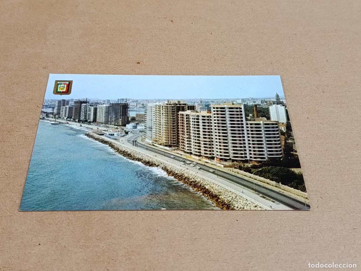 Postales: M&Aacute;LAGA - POSTAL M&Aacute;LAGA - VISTA A&Eacute;REA DEL PASEO MAR&Iacute;TIMO