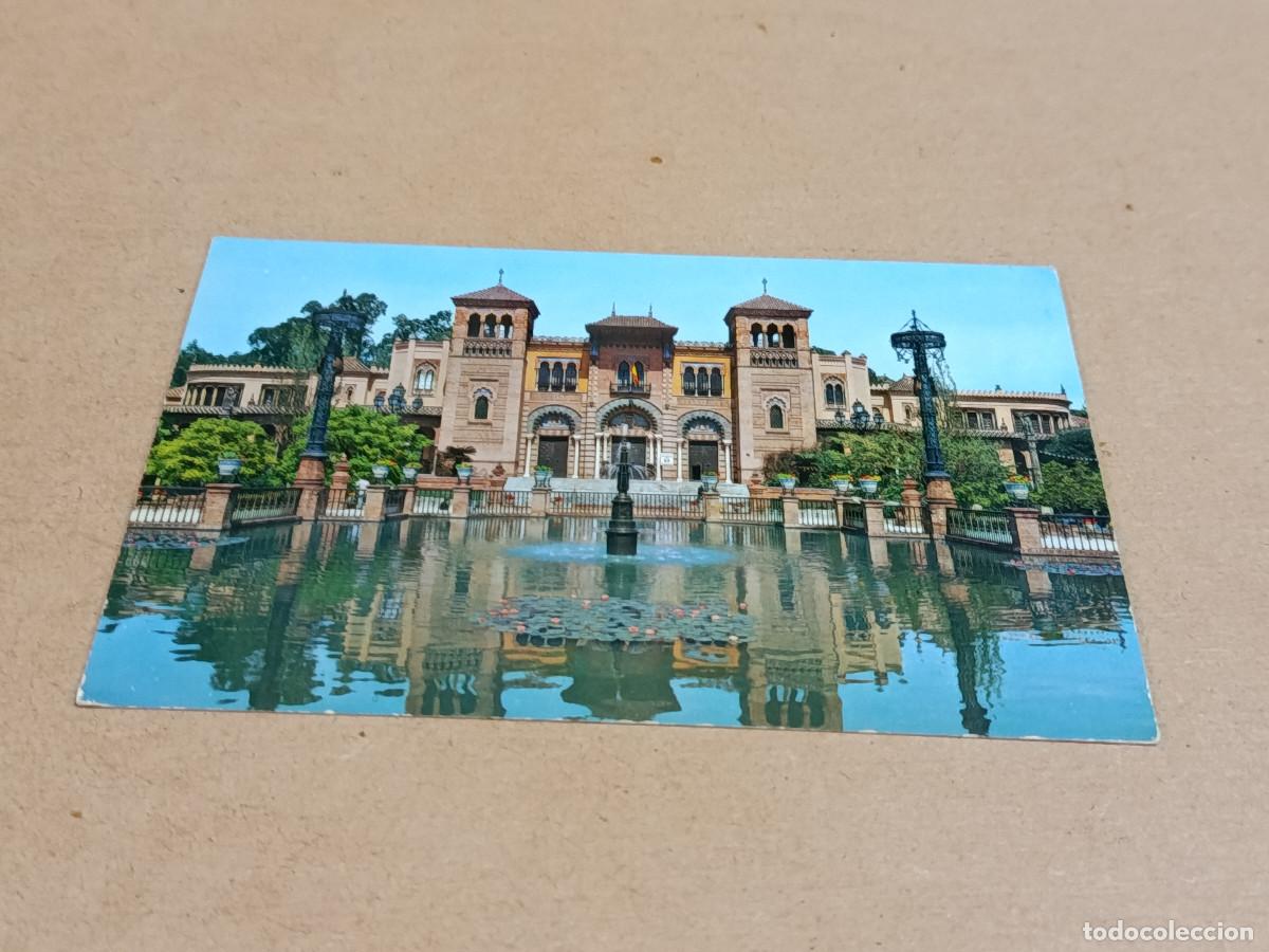 Postales: SEVILLA - POSTAL SEVILLA - PLAZA DE AM&Eacute;RICA - PALACIO MUD&Eacute;JAR
