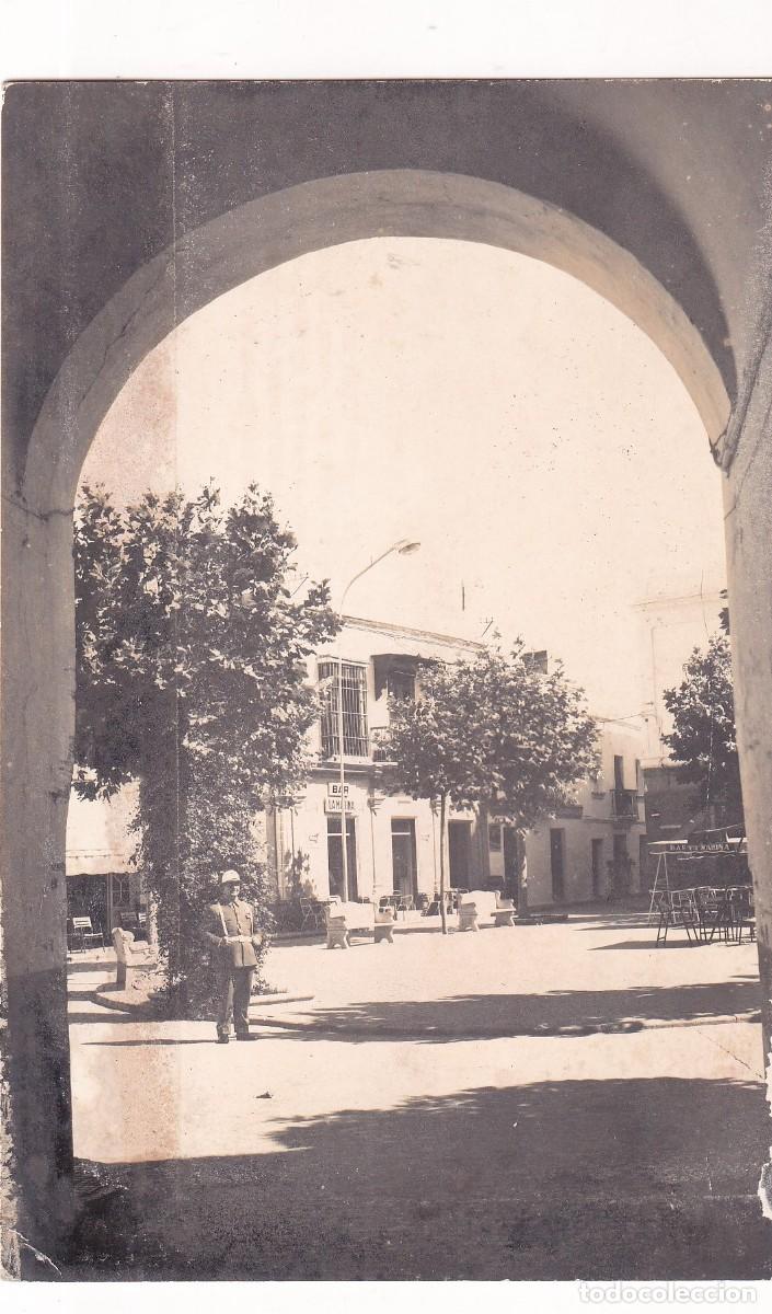 Postales: N&ordm; 21 Rota C&aacute;diz. Plaza Espa&ntilde;a. Vista parcial. Malet . Escrita en 1963