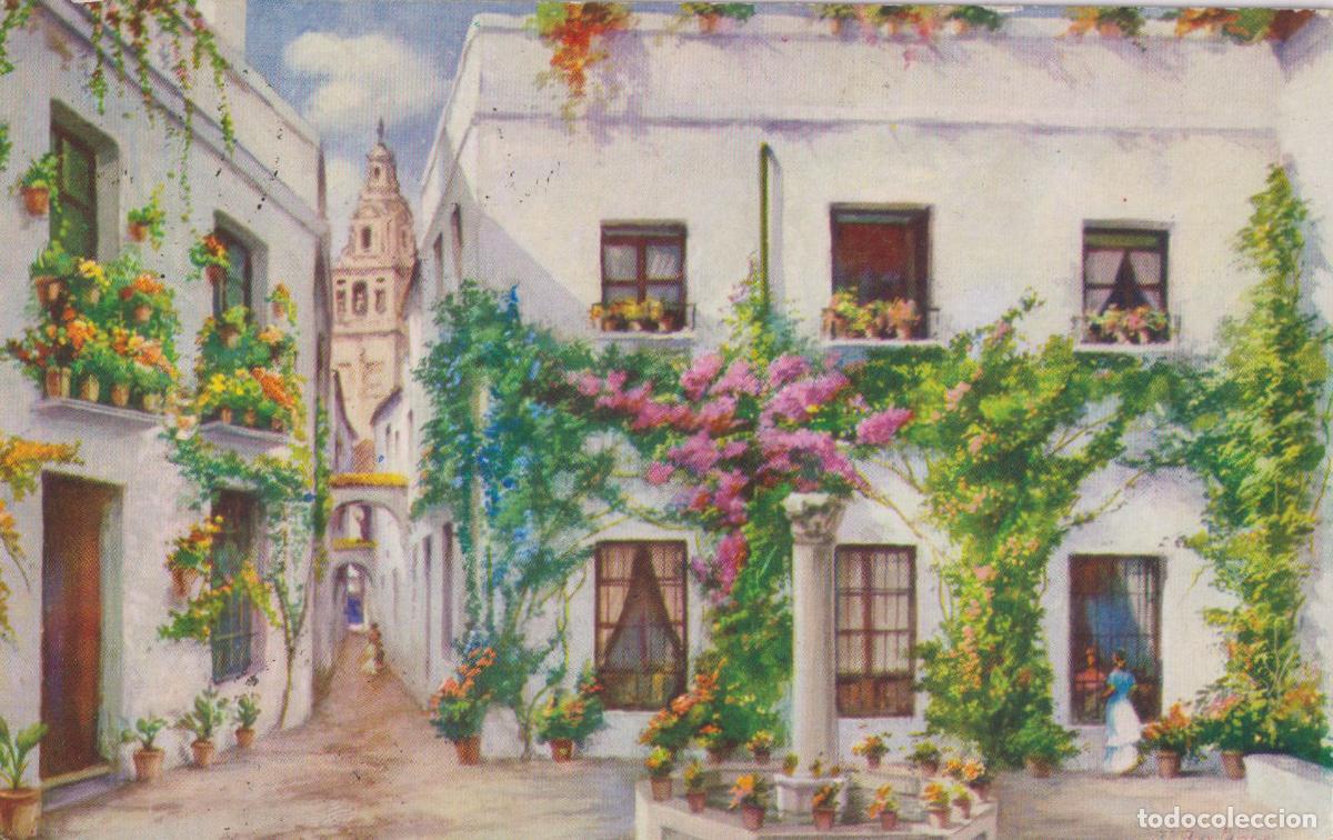 Postales: CORDOBA, PLAZA DE LAS FLORES - CREACIONES B - CIRCULADA 1956