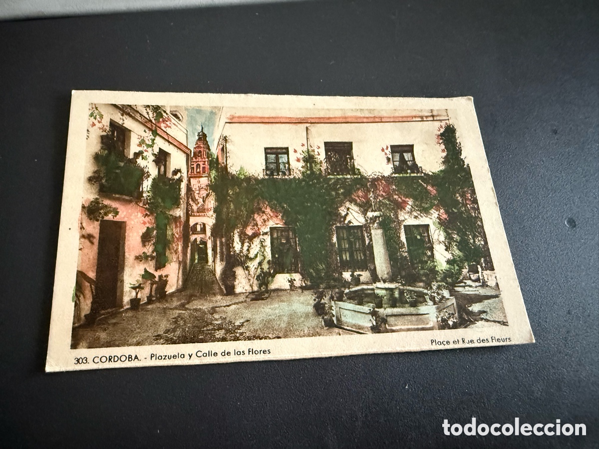 Postales: Postal. C&Oacute;RDOBA. Plazuela y calle de las Flores. Roisin