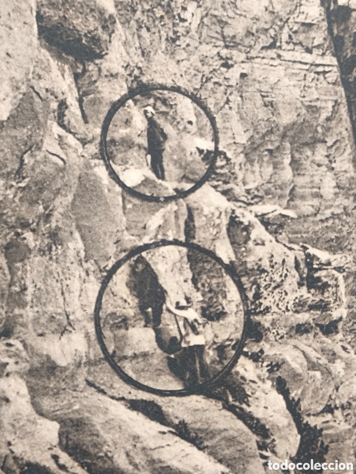 Postales: COTATUERO PASO DE LAS CLAVIJAS ORDESA POSTAL FOTOTIPIA FOT. VICTORY HUESCA C. 1910