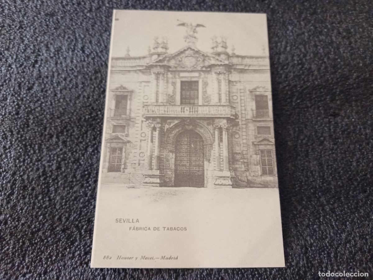 Postales: postal facsimil de sevilla antigua, fabrica de tabacos, 1895, colec. P.C.P.