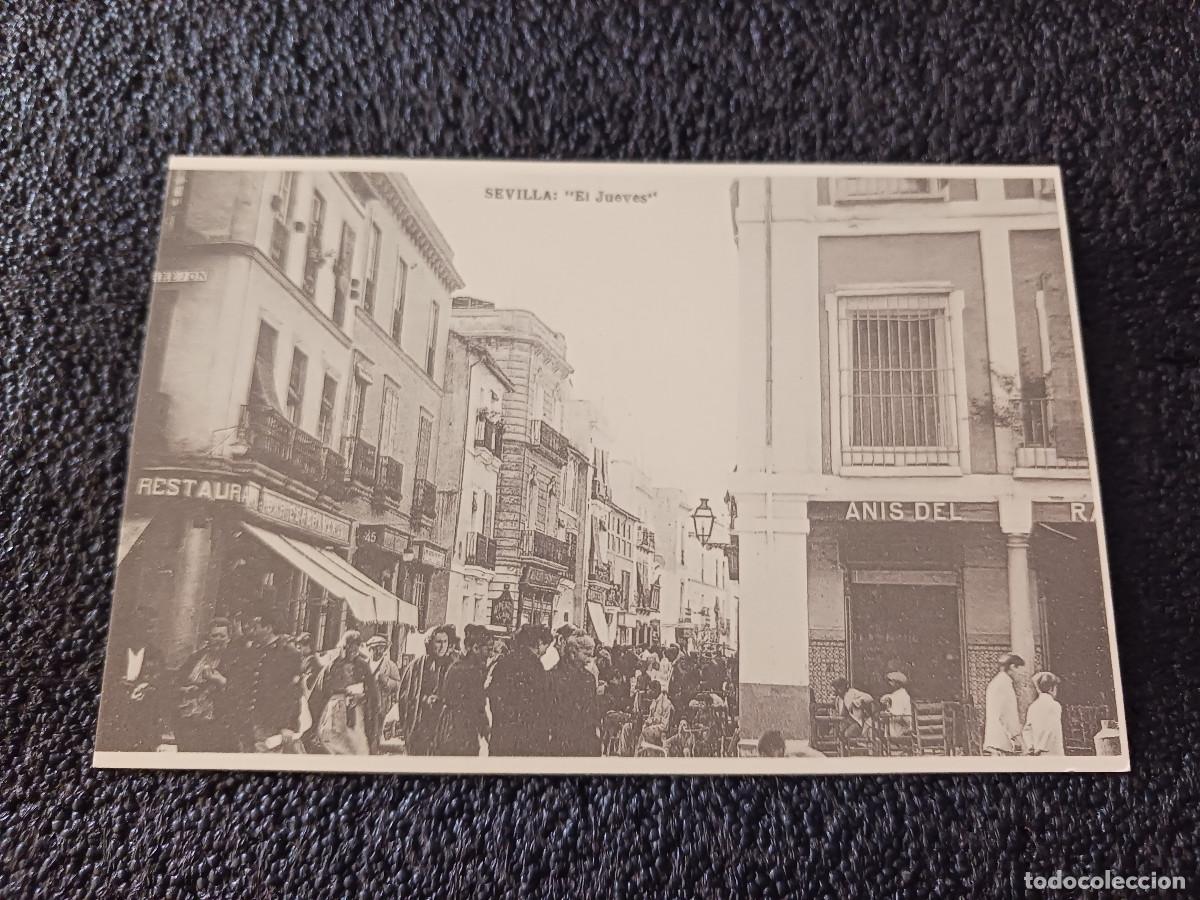 Postales: postal facsimil de sevilla antigua, el jueves, 1896, colec. P.C.P.