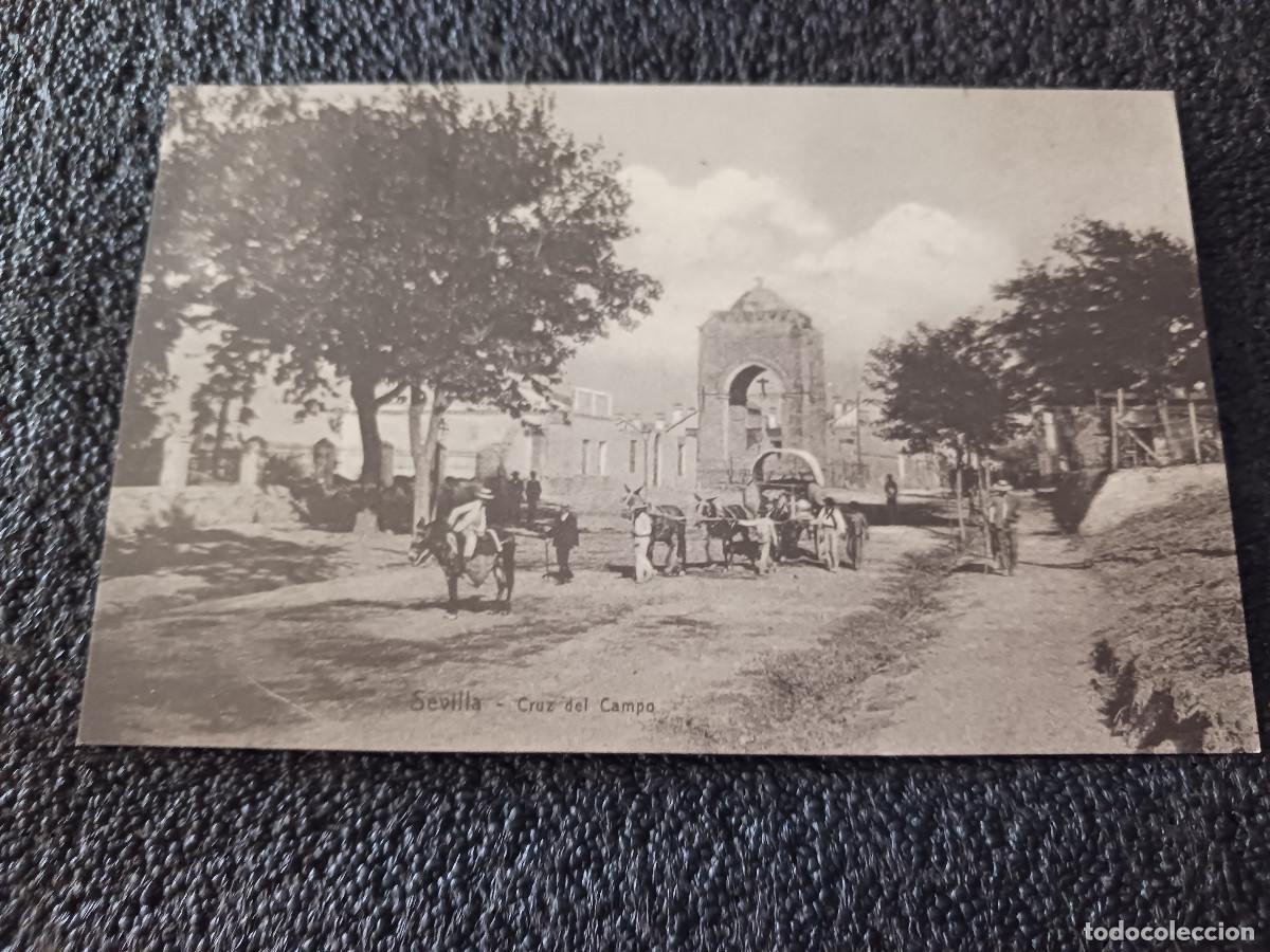 Postales: postal facsimil de sevilla antigua, cruz del campo, 1899, colec. P.C.P.