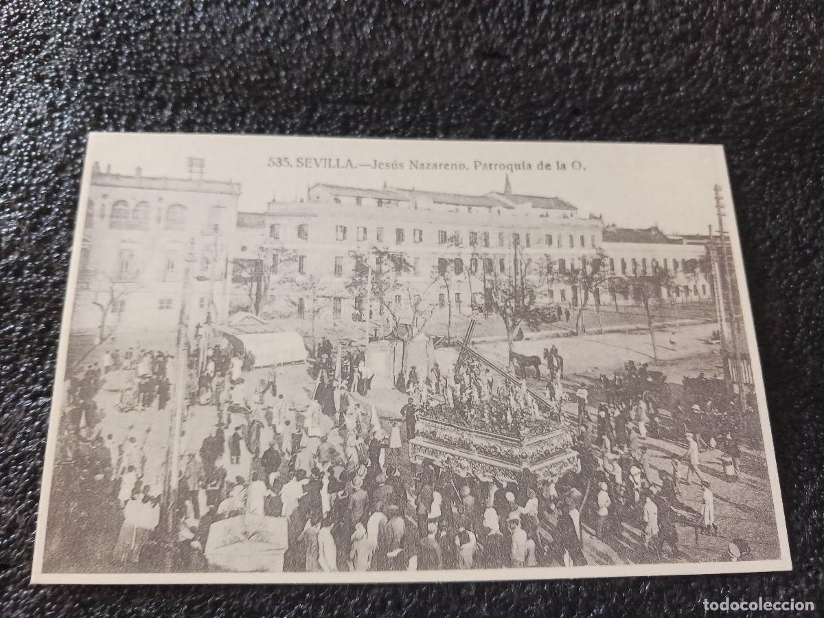 Postales: postal facsimil de sevilla antigua, jesus nazareno, parroquia de la o., 1906, colec. P.C.P.