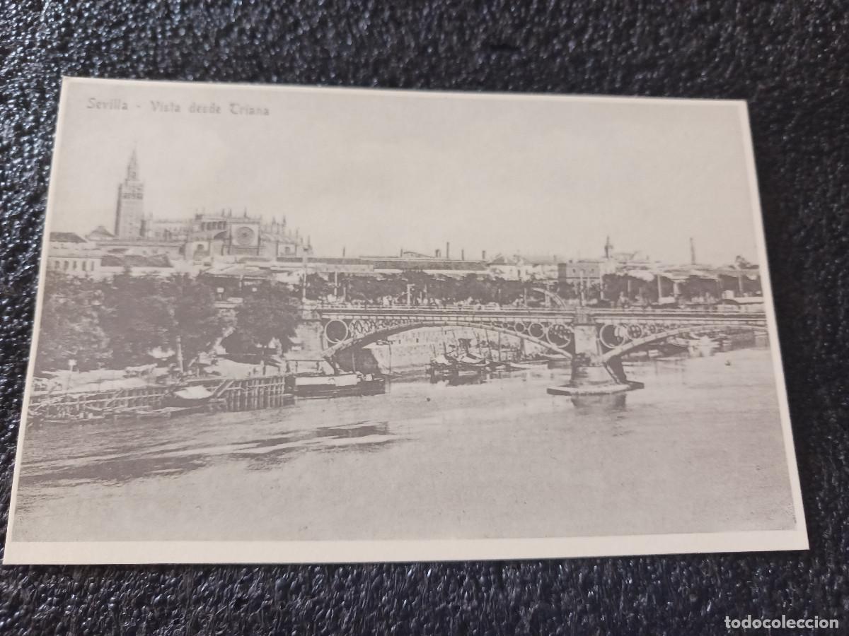 Postales: postal facsimil de sevilla antigua, vista desde triana, 1914, colec. P.C.P.
