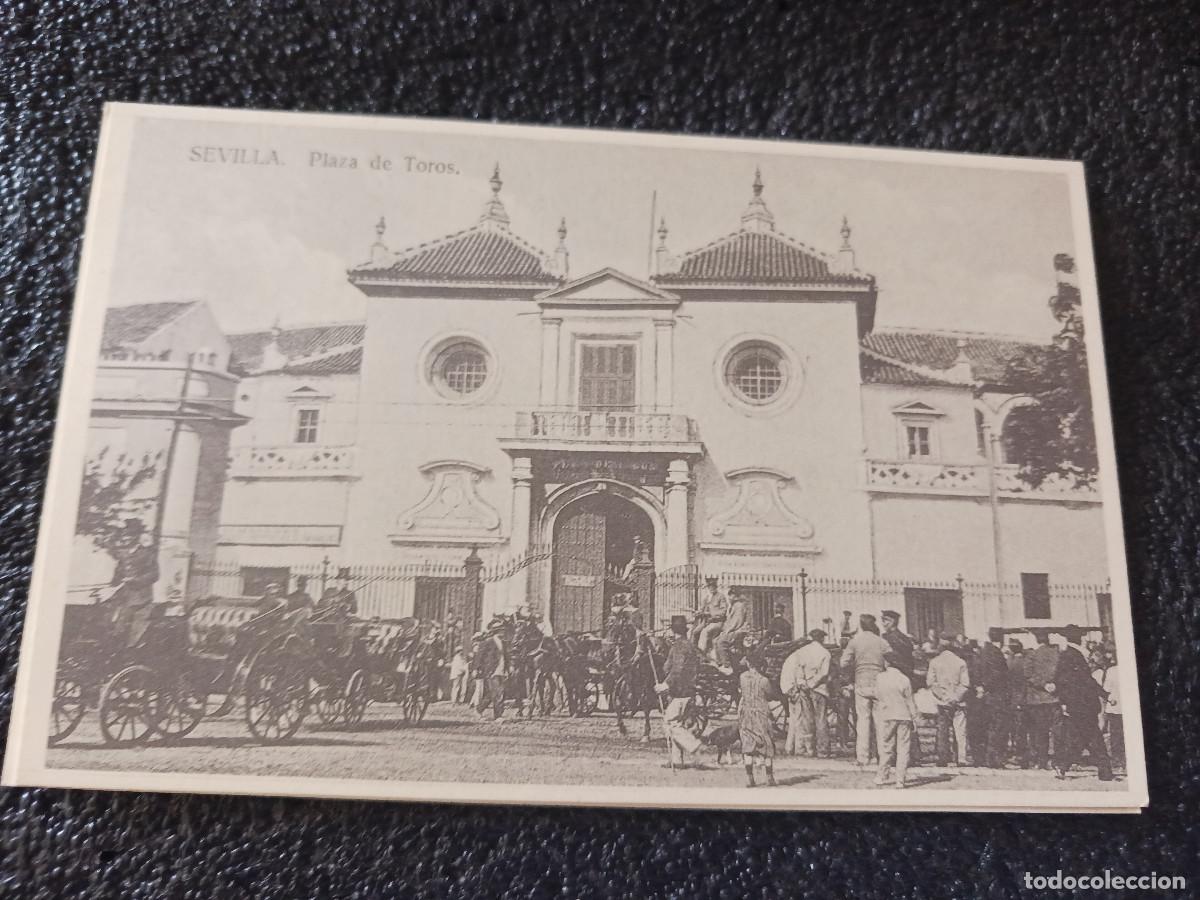 Postales: postal facsimil de sevilla antigua, plaza de toros, 1915, colec. P.C.P.