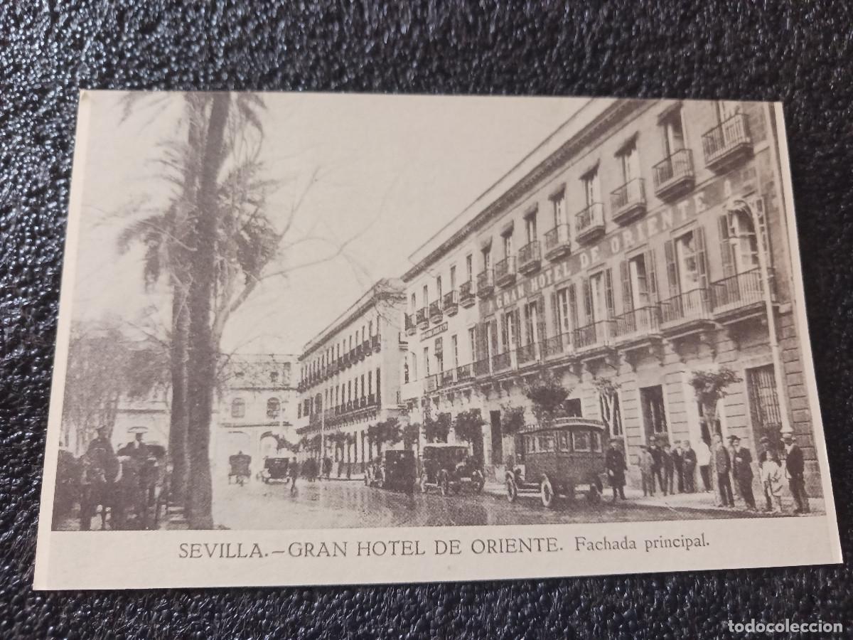 Postales: postal facsimil de sevilla antigua, gran hotel de oriente, 1915, colec. P.C.P.