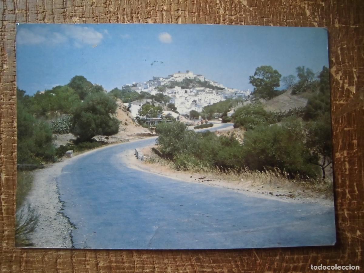 Postales: POSTAL ALCAL&Aacute; DE LOS GAZULES C&Aacute;DIZ VISTA DESDE LA CARRETERA DE C&Aacute;DIZ