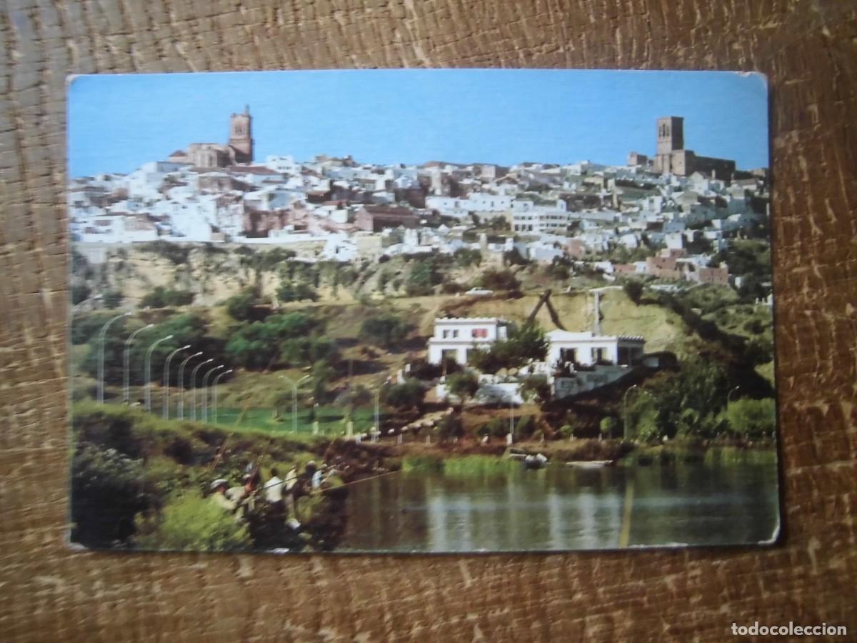 Postales: POSTAL ARCOS DE LA FRONTERA C&Aacute;DIZ VISTA PANOR&Aacute;MICA Y LAGO ADOLFO PAJARES