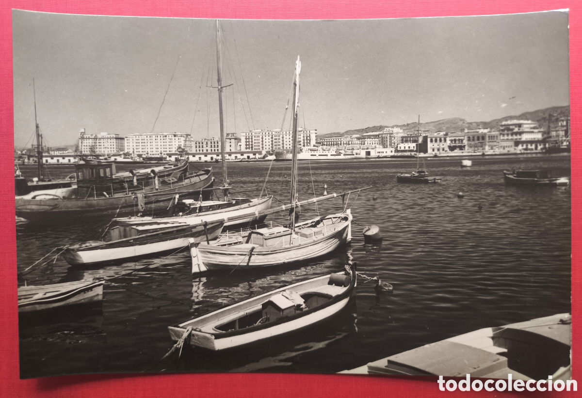 Postales: M&Aacute;LAGA PUERTO POSTAL FOTOGR&Aacute;FICA C. 1960