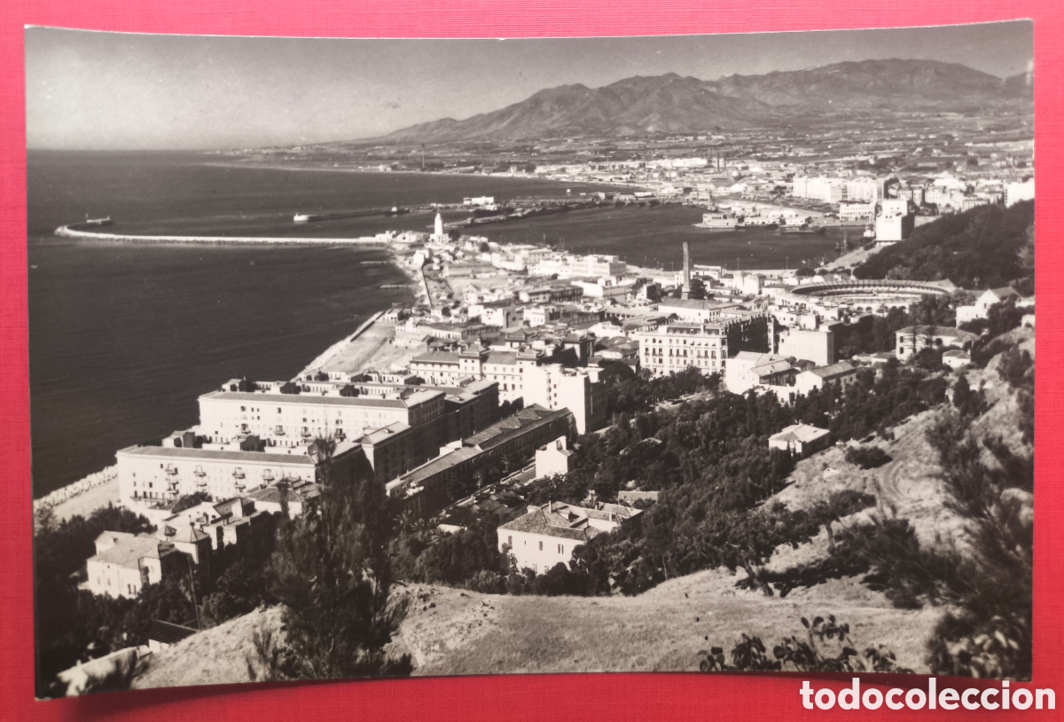 Postales: M&Aacute;LAGA VISTA GENERAL POSTAL FOTOGR&Aacute;FICA C. 1960