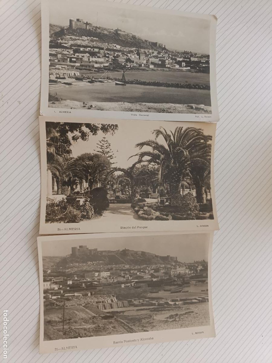 Postales: Almer&iacute;a: 3 postales antiguas
