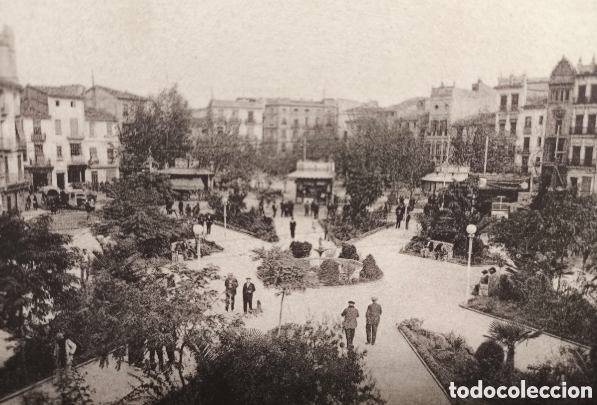 Postales: ALZIRA PLA&Ccedil;A ANIMADA POSTAL FOTOTIPIA VAL&Egrave;NCIA C. 1940