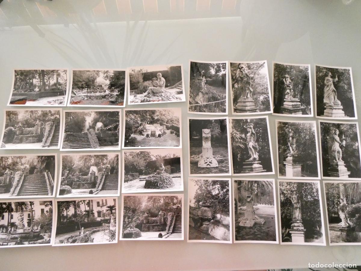 Postales: LOTE 24 FOTOS FOTOGRAF&Iacute;AS ANTIGUAS DE M&Aacute;LAGA. CHURRIANA. PARQUE FINCA EL RETIRO.