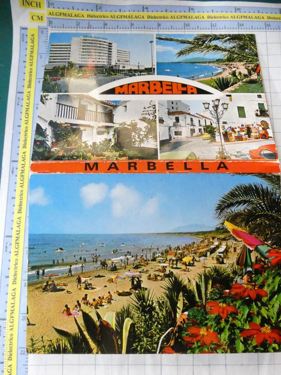 Postales: ACORDE&Oacute;N LIBRO DE 10 POSTALES DE M&Aacute;LAGA A&Ntilde;OS 60. MARBELLA. EDICIONES BEASCOA. A392