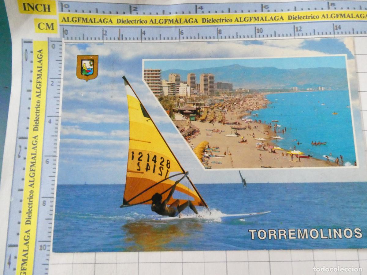 Postales: POSTAL DE M&Aacute;LAGA. A&Ntilde;O 1984. TORREMOLINOS PASEO MAR&Iacute;TIMO WINDSURF. 65 ESCUDO ORO. 2506