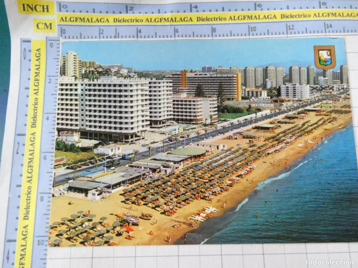 Postales: POSTAL DE M&Aacute;LAGA. A&Ntilde;O 1975. TORREMOLINOS EL BAJONDILLO PLAYA PASEO MAR&Iacute;TIMO 49 ESCUDO ORO. 2508